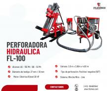 PERFORADORA HIDRAULICA FL - 100 MINERIA Y GEOLOGIA 